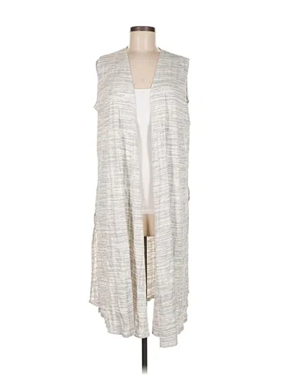 Pre-owned Lularoe Cardigan Sweater In Silver