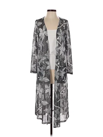 Pre-owned Lularoe Cardigan Sweater In Silver