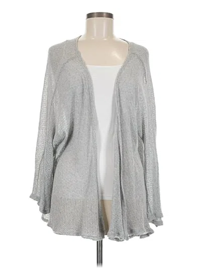 Pre-owned Lularoe Cardigan Sweater In Silver