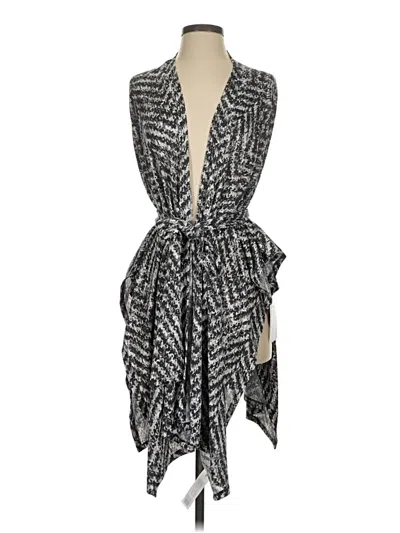 Pre-owned Lularoe Cardigan Sweater In Silver