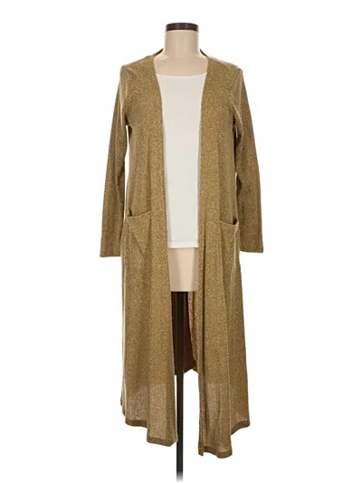 Pre-owned Lularoe Cardigan Sweater In Tan