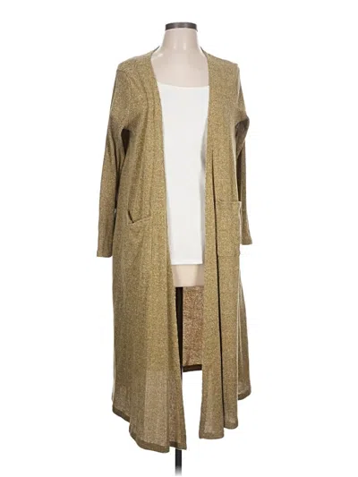 Pre-owned Lularoe Cardigan Sweater In Tan