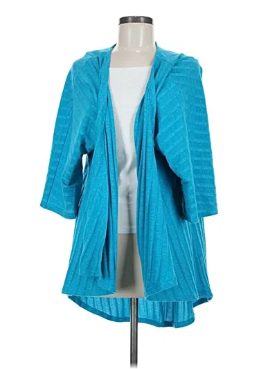Pre-owned Lularoe Cardigan Sweater In Teal