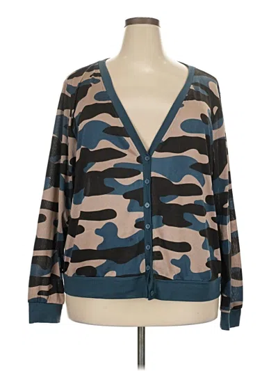 Pre-owned Lularoe Cardigan Sweater In Teal