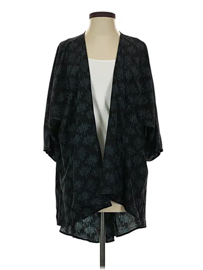 Pre-owned Lularoe Cardigan Sweater In Teal
