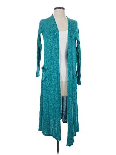 Pre-owned Lularoe Cardigan Sweater In Teal