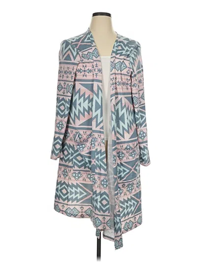 Pre-owned Lularoe Cardigan Sweater In Teal