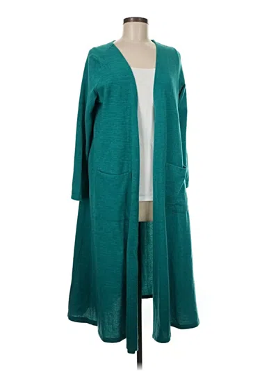 Pre-owned Lularoe Cardigan Sweater In Teal