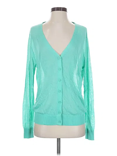 Pre-owned Lularoe Cardigan Sweater In Teal