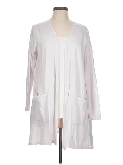Pre-owned Lularoe Cardigan Sweater In White