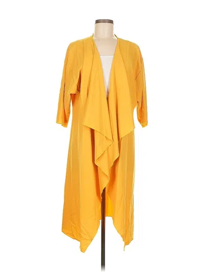 Pre-owned Lularoe Cardigan Sweater In Yellow