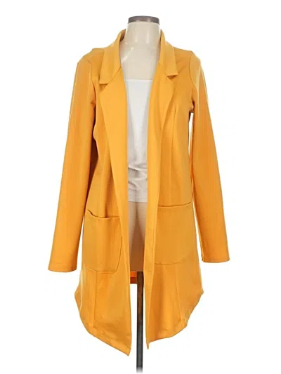 Pre-owned Lularoe Cardigan Sweater In Yellow