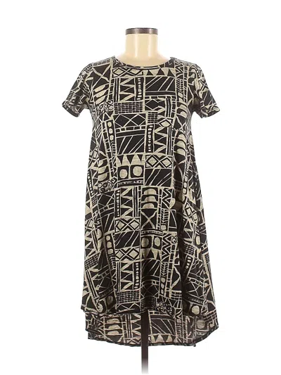Pre-owned Lularoe Casual Dress In Black