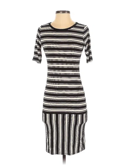 Pre-owned Lularoe Casual Dress In Black