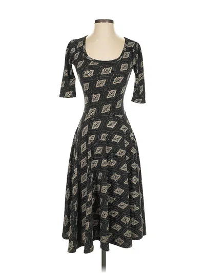 Pre-owned Lularoe Casual Dress In Black