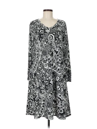 Pre-owned Lularoe Casual Dress In Black