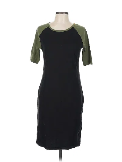 Pre-owned Lularoe Casual Dress In Black