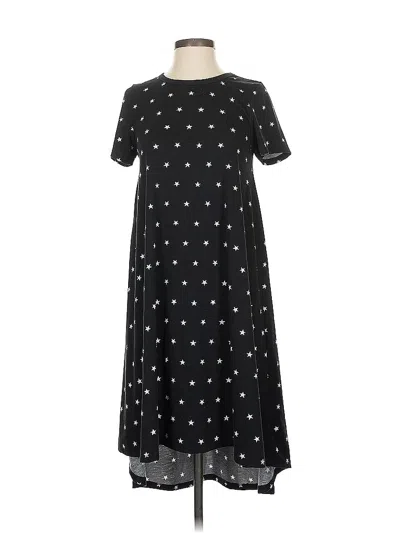 Pre-owned Lularoe Casual Dress In Black
