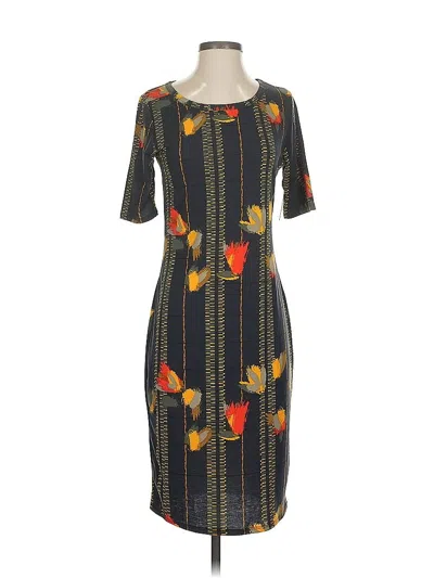 Pre-owned Lularoe Casual Dress In Black