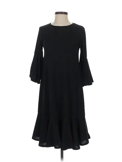 Pre-owned Lularoe Casual Dress In Black