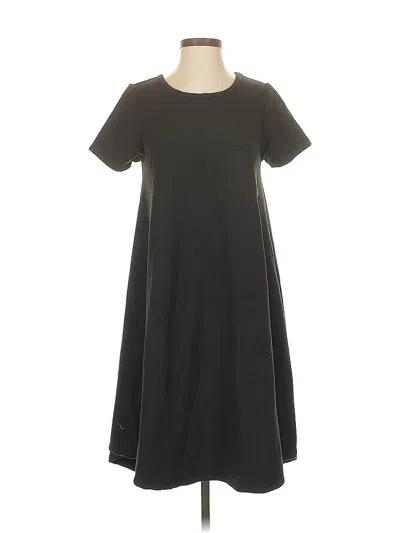 Pre-owned Lularoe Casual Dress In Black