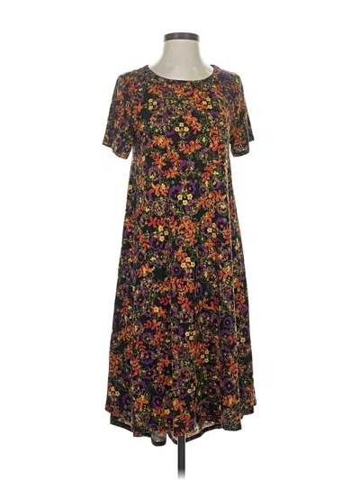 Pre-owned Lularoe Casual Dress In Black