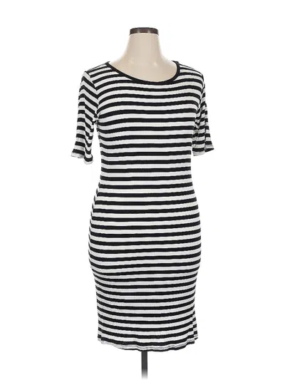 Pre-owned Lularoe Casual Dress In Black