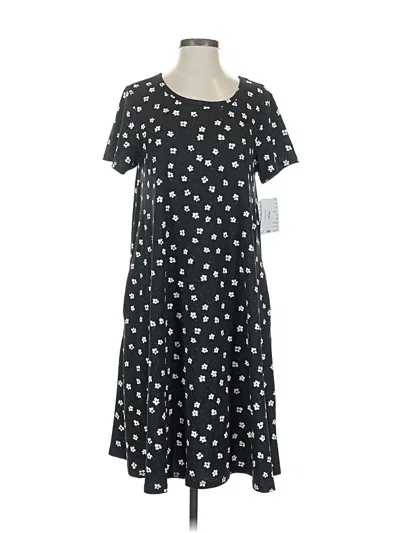 Pre-owned Lularoe Casual Dress In Black