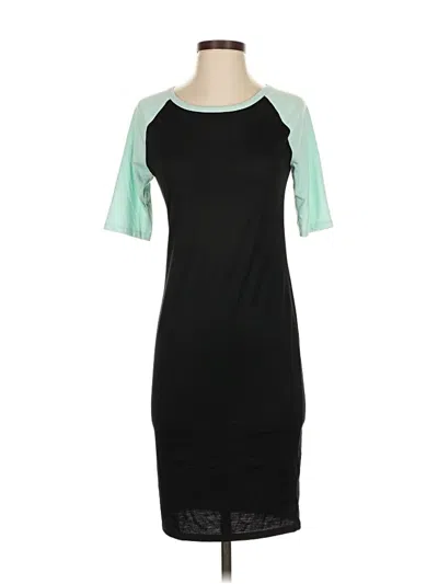 Pre-owned Lularoe Casual Dress In Black