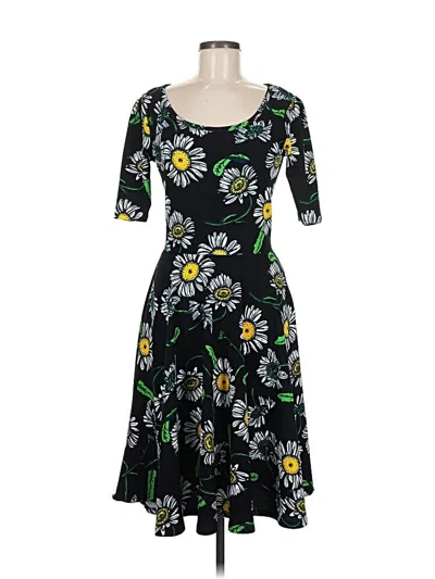 Pre-owned Lularoe Casual Dress In Black
