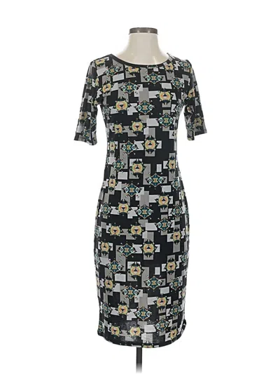 Pre-owned Lularoe Casual Dress In Black