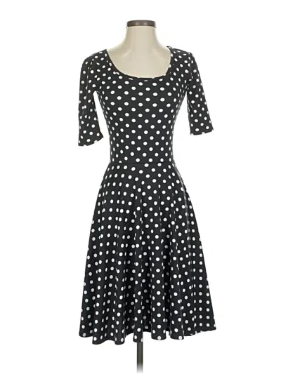 Pre-owned Lularoe Casual Dress In Black