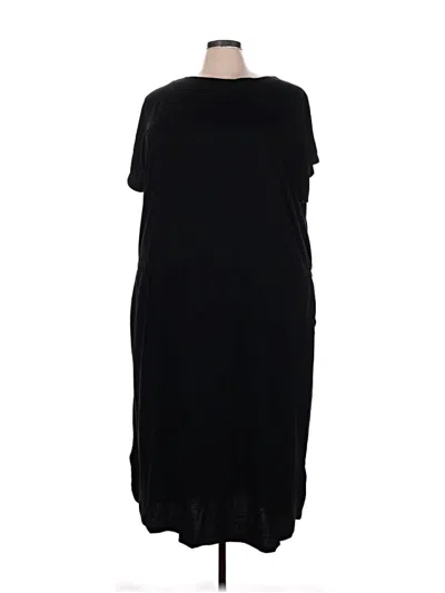 Pre-owned Lularoe Casual Dress In Black