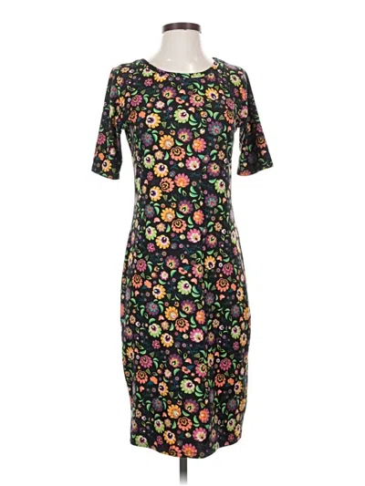 Pre-owned Lularoe Casual Dress In Black