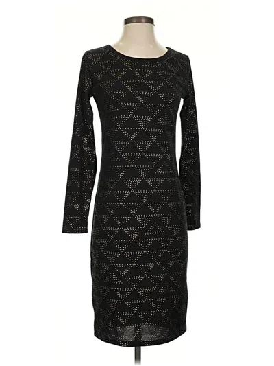 Pre-owned Lularoe Casual Dress In Black