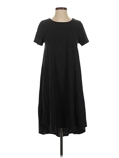 Pre-owned Lularoe Casual Dress In Black