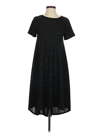 Pre-owned Lularoe Casual Dress In Black