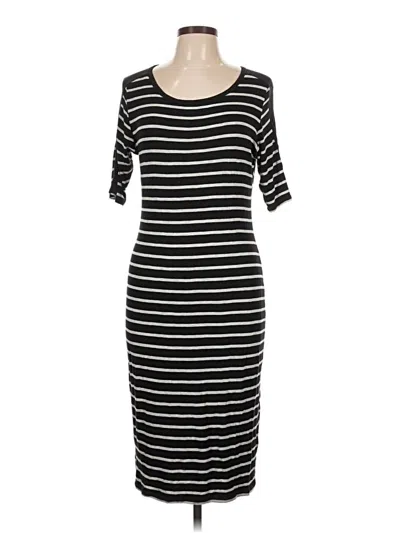 Pre-owned Lularoe Casual Dress In Black