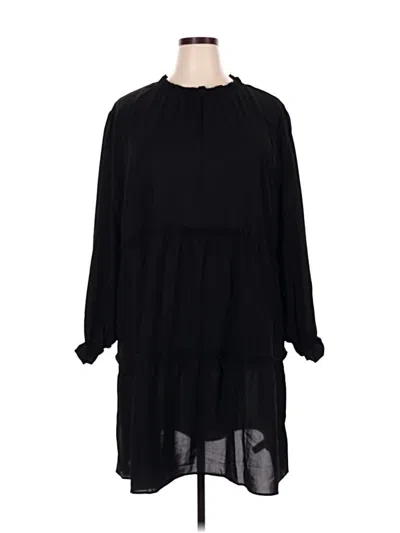 Pre-owned Lularoe Casual Dress In Black