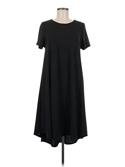 Pre-owned Lularoe Casual Dress In Black