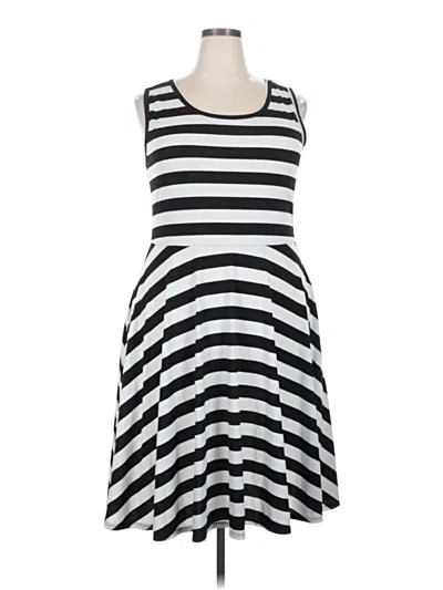 Pre-owned Lularoe Casual Dress In Black