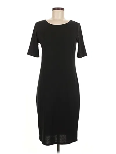 Pre-owned Lularoe Casual Dress In Black