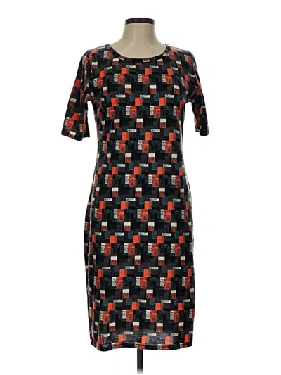 Pre-owned Lularoe Casual Dress In Black