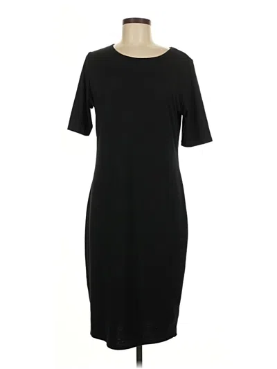Pre-owned Lularoe Casual Dress In Black