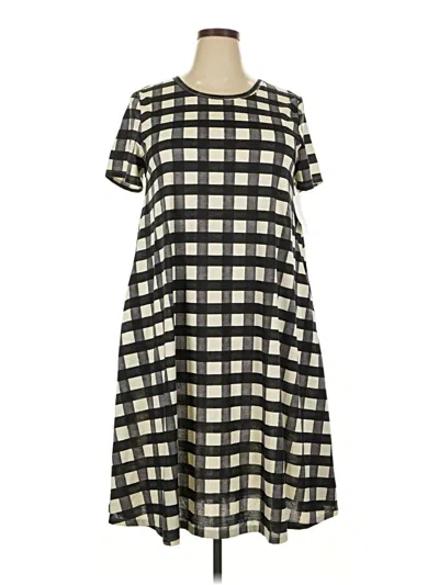 Pre-owned Lularoe Casual Dress In Black