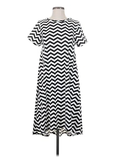 Pre-owned Lularoe Casual Dress In Black