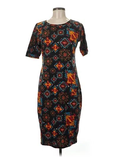 Pre-owned Lularoe Casual Dress In Black