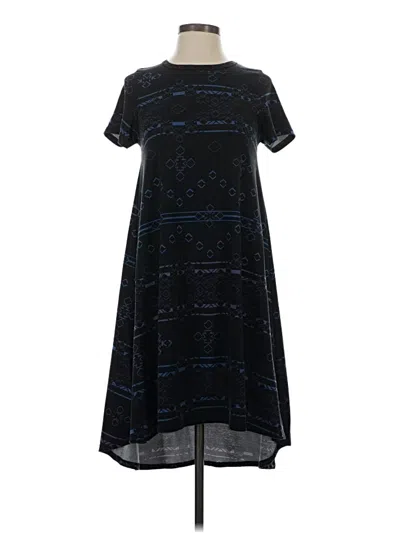 Pre-owned Lularoe Casual Dress In Black