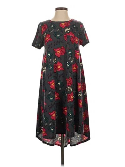 Pre-owned Lularoe Casual Dress In Black