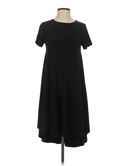 Pre-owned Lularoe Casual Dress In Black
